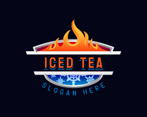 Ice Fire Thermal logo design