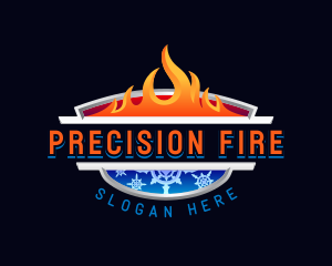 Ice Fire Thermal logo design