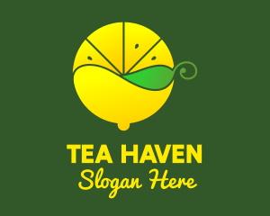 Lemon Tea Leaf logo design