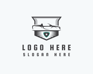 Automotive Car Shield  logo design