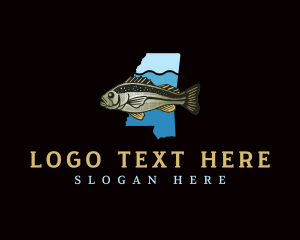 Cedar - Mississippi Wildlife Fish logo design