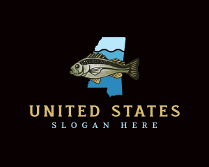 Mississippi Wildlife Fish logo design