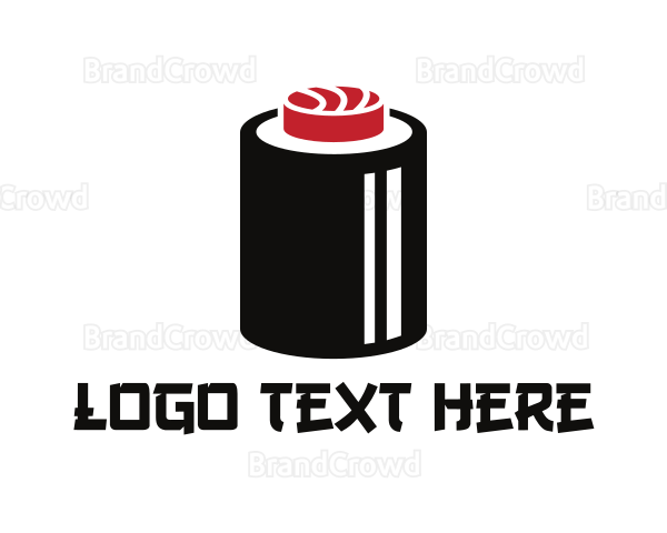 Japanese Sushi Roll Logo