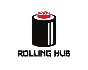 Japanese Sushi Roll logo design