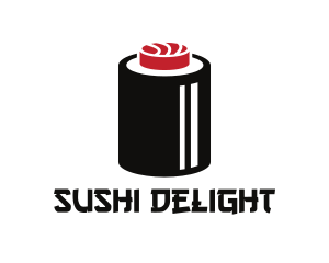 Sushi - Japanese Sushi Roll logo design