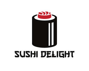 Japanese Sushi Roll logo design