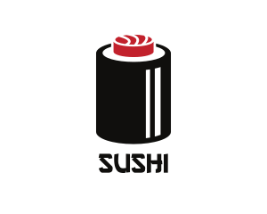 Japanese Sushi Roll logo design