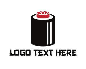 Power - Japanese Sushi Roll logo design