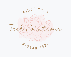 Flower Arrangement - Floral Feminine Business logo design