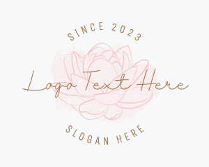 Aesthetic - Floral Feminine Business logo design