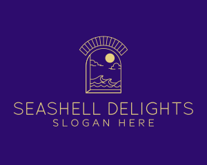 Beach Resort Gateway logo design