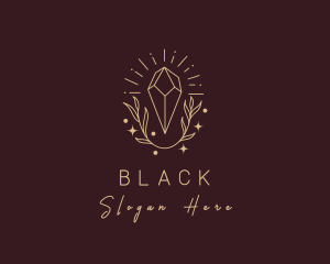 Diamond - Deluxe Leaf Crystal logo design