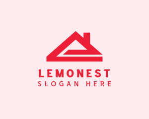 Land - Realtor House Letter E logo design