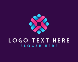 Ngo - Human Organization Partnership logo design