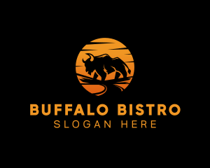 Buffalo Wild Sunset logo design