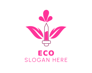 Floral Perfume Droplet Logo