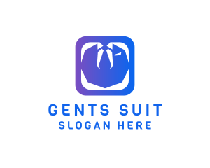 Businessman Suit Fashion logo design