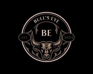 Bull Western Saloon logo design