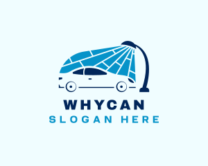 Sedan - Water Car Wash logo design