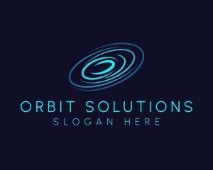 Orbit Ripple Cyber logo design