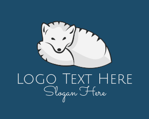 Wild Arctic Fox Logo