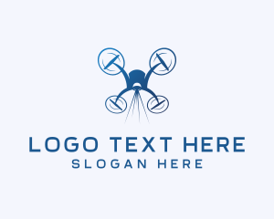 Drone - Drone Film Videography logo design