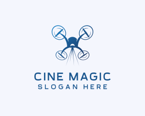 Film - Drone Film Videography logo design