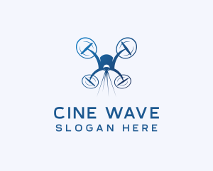 Film - Drone Film Videography logo design