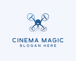 Film - Drone Film Videography logo design