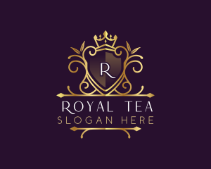 Royal Shield Ornament logo design