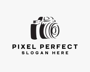 Camera Minimalist Media logo design