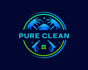 Pressure Wash Cleaning logo design