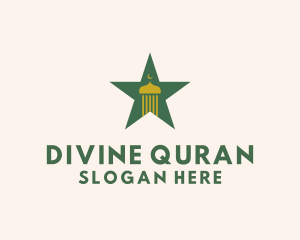 Quran - Arabic Mosque Star logo design