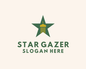 Arabic Mosque Star logo design