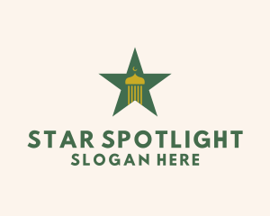 Arabic Mosque Star logo design