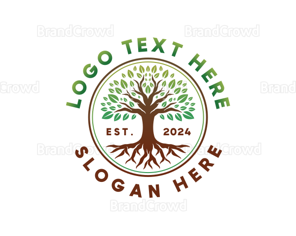 Leaf Tree Organic Logo