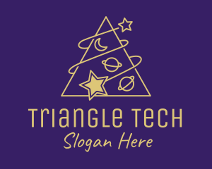 Triangle - Triangle Planet Stars logo design