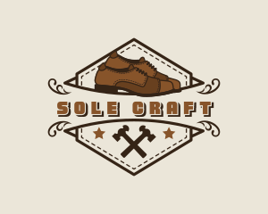Loafer Shoes Cobbler logo design