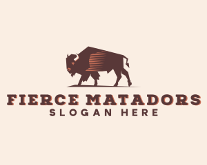 Wild Bison Farm logo design