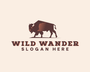 Wild Bison Farm logo design