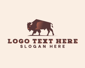 Matador - Wild Bison Farm logo design