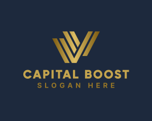 Funding - Financial Investment Partner Letter W logo design