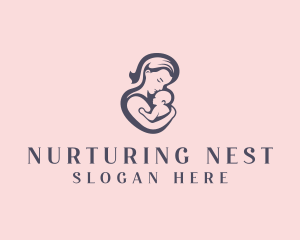 Mother Infant Pediatrician logo design