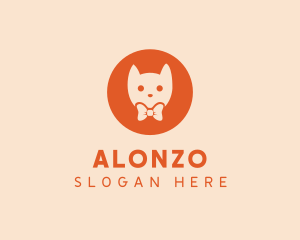 Orange Kitty Cat logo design