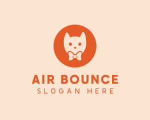 Orange Kitty Cat logo design