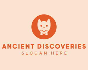 Orange Kitty Cat logo design