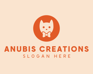 Orange Kitty Cat logo design