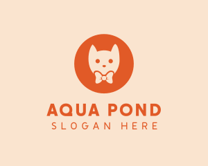 Orange Kitty Cat logo design