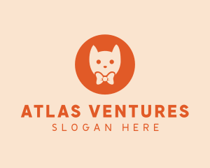 Orange Kitty Cat logo design