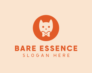 Orange Kitty Cat logo design